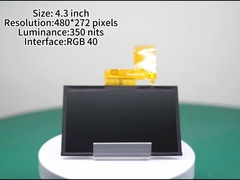 4پانل نمایش TFT 3 اینچی با 480*272 پیکسل ماژول نمایش LCD با روشنایی 300 نیت